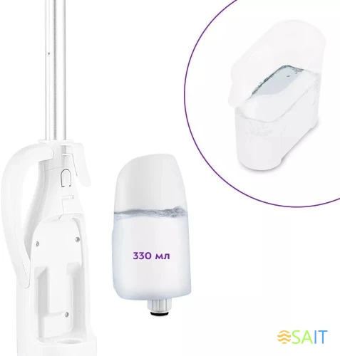 Швабра паровая Kitfort КТ-3903 1250Вт белый