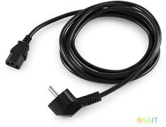 Кабель Buro BU-PCAB-ZP1 IEC C13 Евровилка 3м