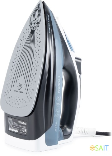 Утюг Hyundai H-SI01573 2600Вт черный/синий