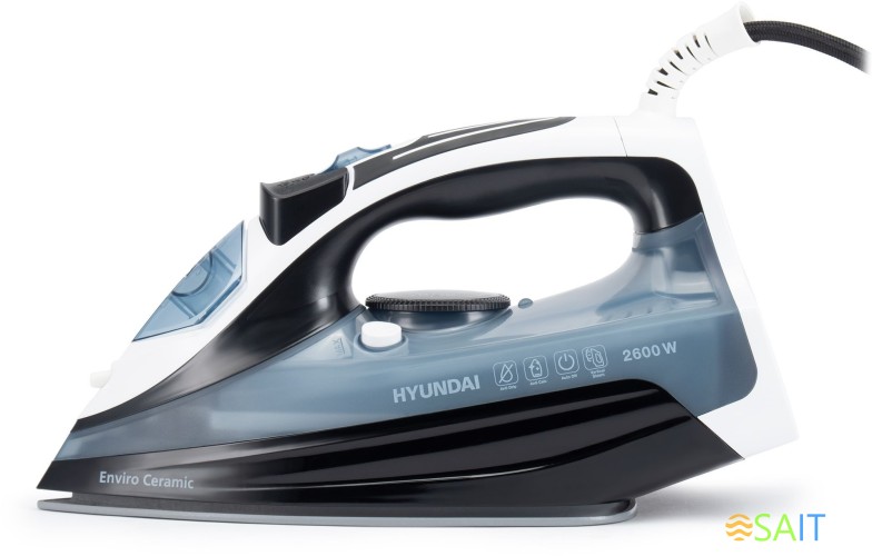 Утюг Hyundai H-SI01573 2600Вт черный/синий