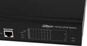 Коммутатор Dahua DH-LR2218-16ET-240 (L2) 16x100Мбит/с 2x1Гбит/с 2xКомбо(1000BASE-T/SFP) 2SFP 14PoE+ 2PoE++ 240W управляемый