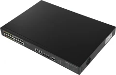 Коммутатор Dahua DH-LR2218-16ET-240 (L2) 16x100Мбит/с 2x1Гбит/с 2xКомбо(1000BASE-T/SFP) 2SFP 14PoE+ 2PoE++ 240W управляемый