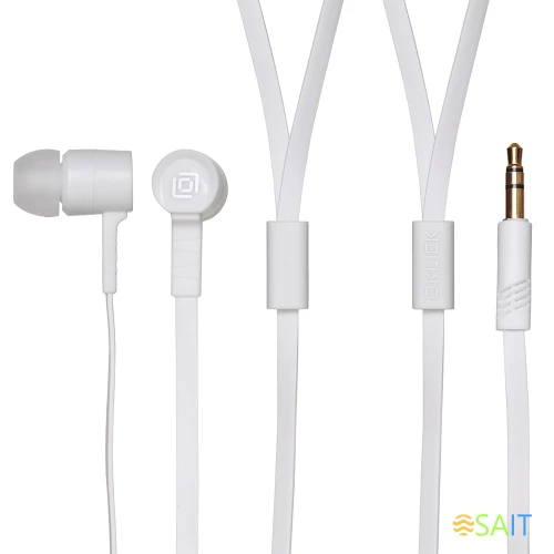 Наушники внутриканальные Оклик HP-S-220 1.1м белый проводные в ушной раковине (D2-1W)