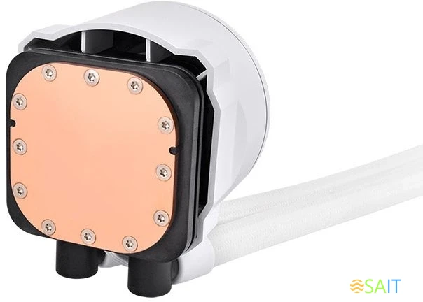 Система водяного охлаждения Thermaltake TH420 V2 Snow ARGB Soc-AM5/AM4/1200/1700/1851 белый 4-pin 34.7dB Al+Cu Ret (CL-W378-PL14SW-A)