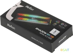 Накопитель SSD Netac PCIe 3.0 x4 1TB NT01NV3000RGB-1T0-E4X NV3000 RGB M.2 2280