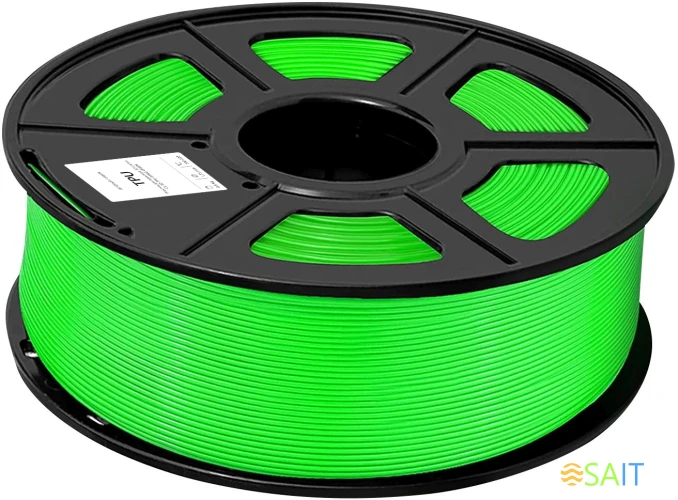 Пластик для принтера 3D Cactus CS-3D-TPU-0.8KG-GREEN TPU d1.75мм 0.8кг L336м 1цв.