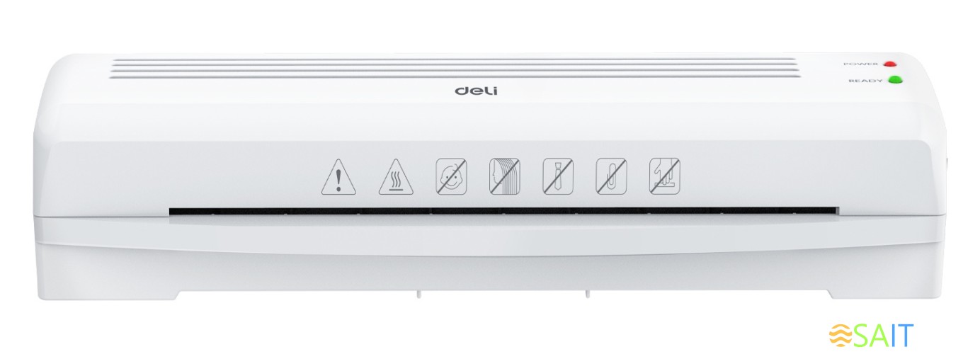 Ламинатор Deli E14378 белый A4 (80-125мкм) 32см/мин лам.фото реверс