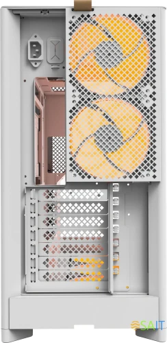 Корпус Montech HS02 Pro белый без БП ATX 8x120mm 2xUSB3.0 audio bott PSU