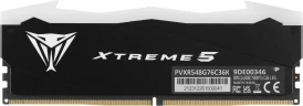 Память DDR5 2x24GB 7600MHz Patriot PVXR548G76C36K Viper Xtreme 5 RGB RTL Gaming PC5-60800 CL36 DIMM 288-pin 1.45В с радиатором Ret