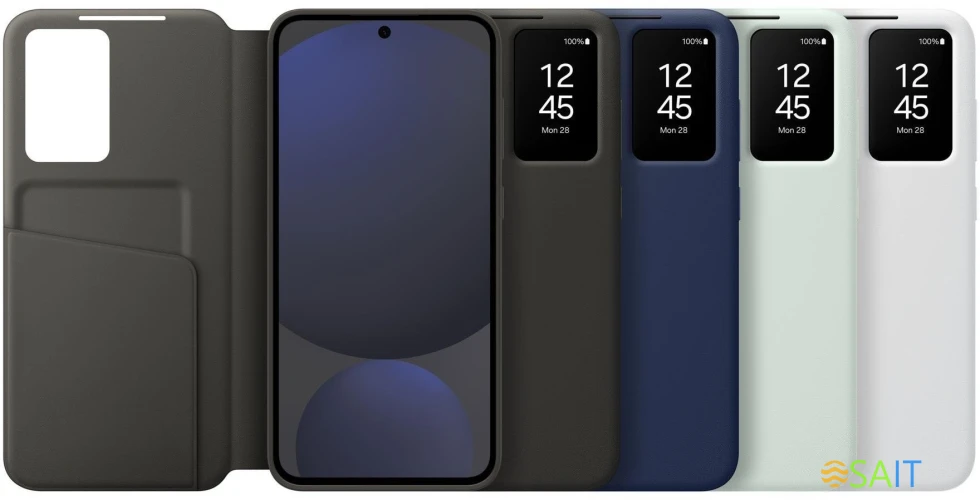 Чехол (флип-кейс) Samsung для Samsung Galaxy S24 FE Wallet Case белый (EF-ZS721CWEGRU)