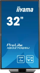 Монитор Iiyama 31.5&quot; ProLite XB3270QSU-B1 черный IPS 16:9 HDMI M/M матовая HAS Piv 250cd 178гр/178гр 2560x1440 100Hz DP 2K USB 8.6кг