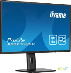 Монитор Iiyama 31.5&quot; ProLite XB3270QSU-B1 черный IPS 16:9 HDMI M/M матовая HAS Piv 250cd 178гр/178гр 2560x1440 100Hz DP 2K USB 8.6кг