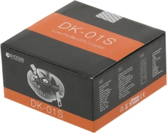 Устройство охлаждения(кулер) ID-Cooling DK-01S Soc-AM5/AM4/1200/1700/1851 черный 3-pin 24dB Al 65W 144gr Ret