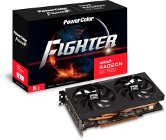 Видеокарта PowerColor PCI-E 4.0 RX 7600 8G-F AMD Radeon RX 7600 8Gb 128bit GDDR6 2250/18000 HDMIx1 DPx3 HDCP Ret