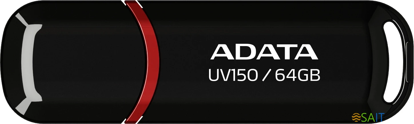 Флеш Диск A-Data 64GB AUV150 AUV150-64G-RBK USB3.0 черный