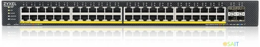 Коммутатор Zyxel NebulaFlex XGS1935-52HP-EU0101F (L2+) 48x1Гбит/с 4SFP+ 48PoE+ 375W управляемый