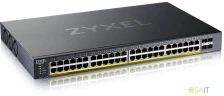 Коммутатор Zyxel NebulaFlex XGS1935-52HP-EU0101F (L2+) 48x1Гбит/с 4SFP+ 48PoE+ 375W управляемый