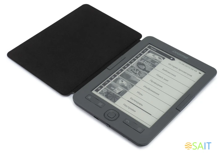 Электронная книга Digma X1 6" E-ink HD Pearl 1024x758 Touch Screen 600MHz/4Gb/microSDHC/подсветка дисплея темно-серый