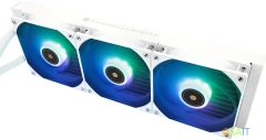 Система водяного охлаждения Thermalright Core Vision 360 ARGB Soc-AM5/AM4/1200/1700/1851 белый 4-pin 28.1dB Al LCD Ret (C-VISION-360-WH-ARGB)