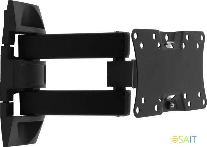 Кронштейн для телевизора Holder LCDS-5065 черный 19"-32" макс.30кг настенный поворот и наклон