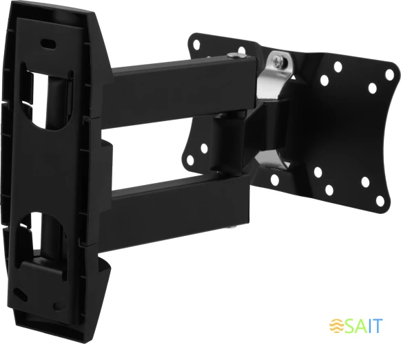 Кронштейн для телевизора Holder LCDS-5065 черный 19"-32" макс.30кг настенный поворот и наклон