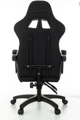 Кресло игровое Zombie Rudger черный/серый с подголов. крестов. пластик