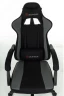 Кресло игровое Zombie Rudger черный/серый с подголов. крестов. пластик