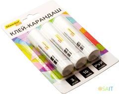 Клей-карандаш Silwerhof Daily 15гр ПВП блистер (упак.:3шт)