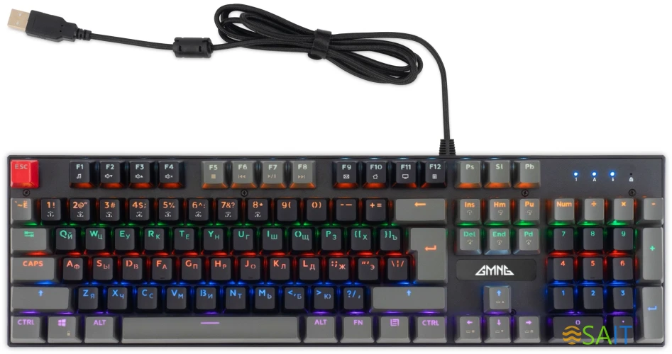 Клавиатура GMNG GG-KB760X черный USB Multimedia for gamer LED (1908804)