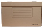 Короб архивный откидная крышка Silwerhof ОК-18 микрогофрокартон 480x325x295мм коричневый