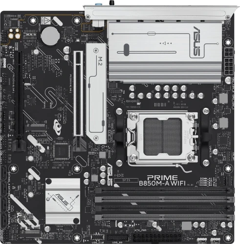 Материнская плата Asus PRIME B850M-A WIFI Socket AM5 AMD B850 4xDDR5 mATX AC`97 8ch(7.1) 2.5Gg RAID+VGA+HDMI+DP