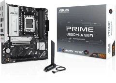 Материнская плата Asus PRIME B850M-A WIFI Socket AM5 AMD B850 4xDDR5 mATX AC`97 8ch(7.1) 2.5Gg RAID+VGA+HDMI+DP
