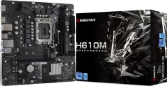 Материнская плата Biostar H610MT-E D5 Soc-1700 Intel H610 2xDDR5 mATX AC`97 8ch(7.1) GbLAN+HDMI+DP