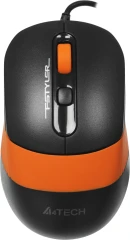 Мышь A4Tech Fstyler FM10 черный/оранжевый оптическая 1600dpi USB 4but (FM10 ORANGE)