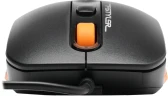Мышь A4Tech Fstyler FM10 черный/оранжевый оптическая 1600dpi USB 4but (FM10 ORANGE)