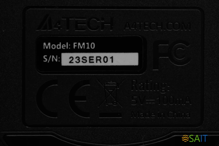 Мышь A4Tech Fstyler FM10 черный/оранжевый оптическая 1600dpi USB 4but (FM10 ORANGE)