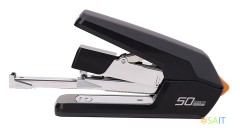 Степлер настольный Deli E0371black Exceed 24/6 26/6 26/8 (50листов) снижение усилия черный 100скоб коробка