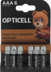 Батарея Opticell Basic LR03 AAA (6шт) блистер