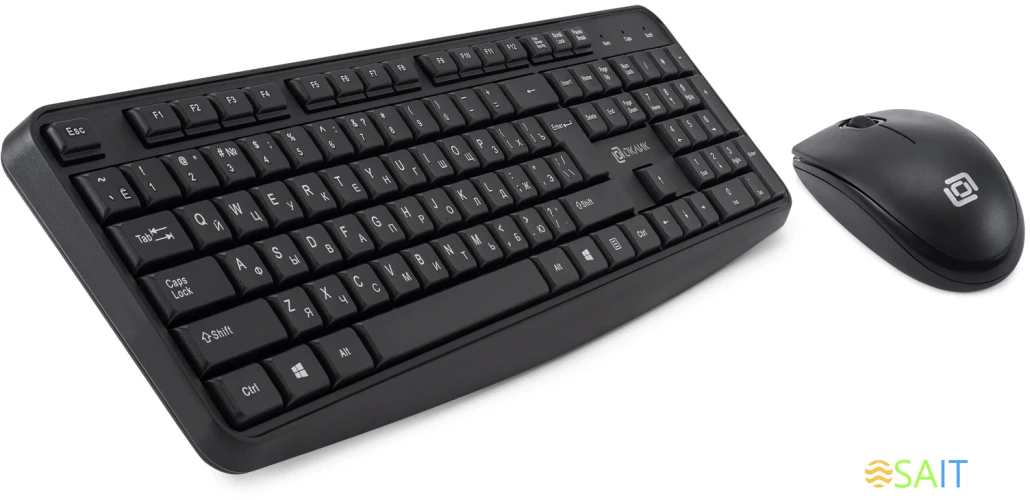Клавиатура + мышь Оклик S603 клав:черный мышь:черный USB