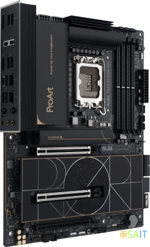 Материнская плата Asus PROART Z890-CREATOR WIFI Soc-1851 Intel Z890 4xDDR5 ATX AC`97 8ch(7.1) 1 x 10Gigabit + 1 x 2.5Gigabit RAID+HDMI+DP