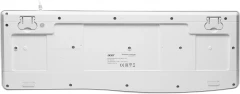 Клавиатура Acer OKW301 белый USB Multimedia для ноутбука (ZL.KBDCC.01B)
