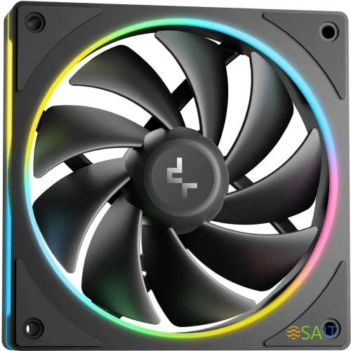 Система водяного охлаждения Deepcool LM240 ARGB Soc-AM5/AM4/1200/1700/1851 черный 4-pin 19-36dB Al LCD 220W 1404gr Ret (R-LM240-BKDMMC-1)