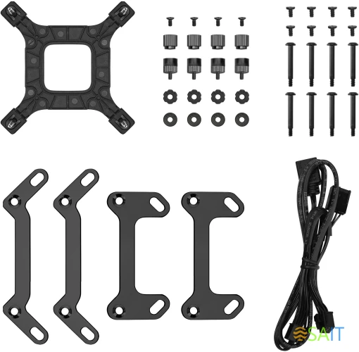 Система водяного охлаждения Deepcool LM240 ARGB Soc-AM5/AM4/1200/1700/1851 черный 4-pin 19-36dB Al LCD 220W 1404gr Ret (R-LM240-BKDMMC-1)