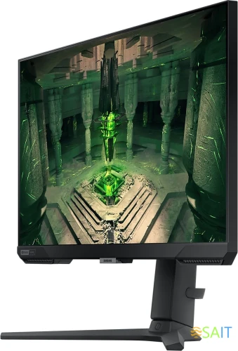 Монитор Samsung 27" Odyssey G4 S27BG400EI черный IPS LED 16:9 HDMI полуматовая HAS Piv 400cd 178гр/178гр 1920x1080 240Hz G-Sync FreeSync Premium DP FHD 5.3кг