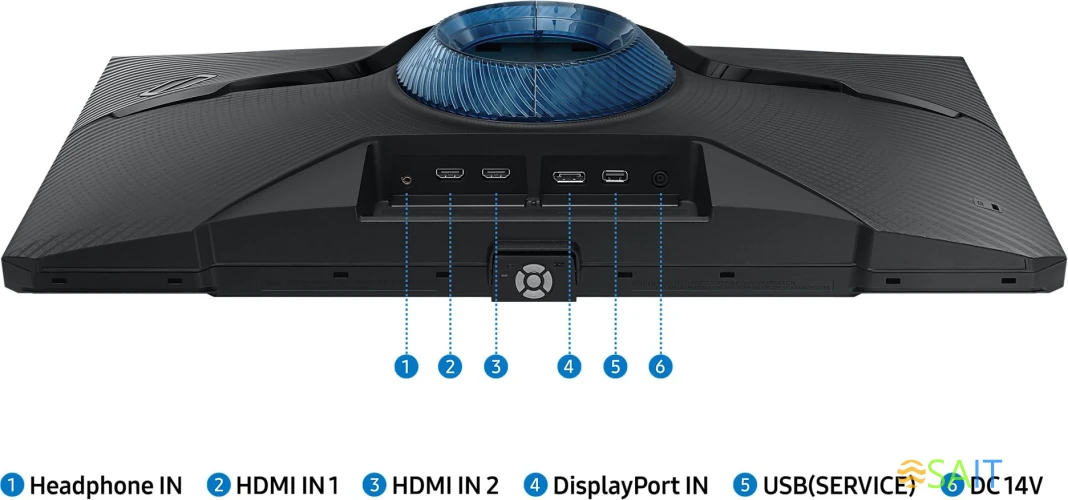 Монитор Samsung 27" Odyssey G4 S27BG400EI черный IPS LED 16:9 HDMI полуматовая HAS Piv 400cd 178гр/178гр 1920x1080 240Hz G-Sync FreeSync Premium DP FHD 5.3кг