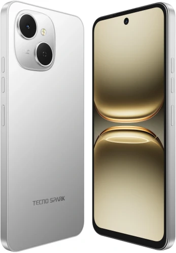 Смартфон Tecno Spark 40C 128Gb 4Gb серый моноблок 3G 4G 2Sim 6.67" 720x1600 Android 15 13Mpix 802.11 a/b/g/n/ac/ax GPS GSM900/1800 Protect FM microSD max1024Gb
