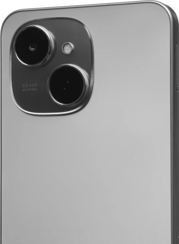 Смартфон Tecno Spark 40C 128Gb 4Gb серый моноблок 3G 4G 2Sim 6.67" 720x1600 Android 15 13Mpix 802.11 a/b/g/n/ac/ax GPS GSM900/1800 Protect FM microSD max1024Gb