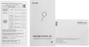 Смартфон Tecno Spark 40C 128Gb 4Gb серый моноблок 3G 4G 2Sim 6.67" 720x1600 Android 15 13Mpix 802.11 a/b/g/n/ac/ax GPS GSM900/1800 Protect FM microSD max1024Gb
