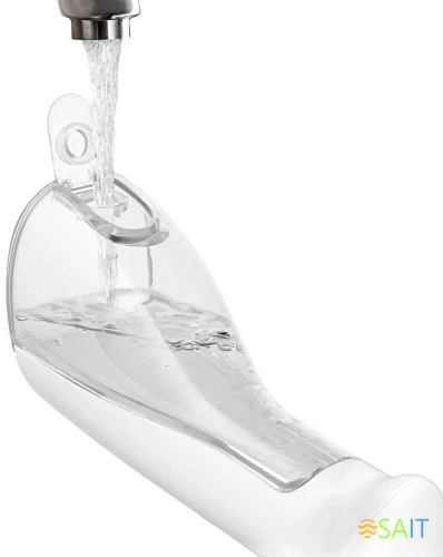 Ирригатор Kitfort КТ-2983 портатив. 4насад. белый/бирюзовый