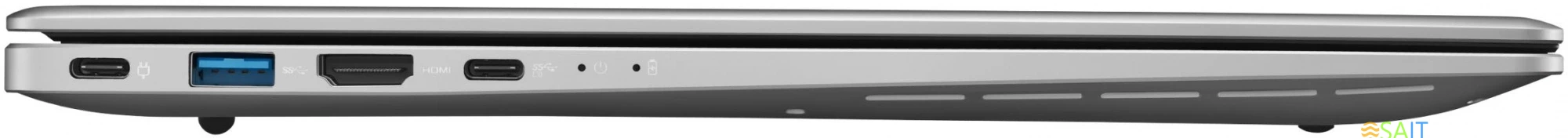 Ноутбук Osio FocusLine F160i-002 Core i3 1115G4 8Gb SSD512Gb Intel UHD Graphics 16.1" IPS FHD (1920x1080) Windows 11 Home grey WiFi BT Cam 6000mAh